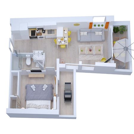 Soleil D'Ete - Netflix & Wifi - Balcon - Climatisation - Parking Gratuit - Check-In 24H24 - Emplacement Velos - Goodmarning Châlons-en-Champagne 외부 사진