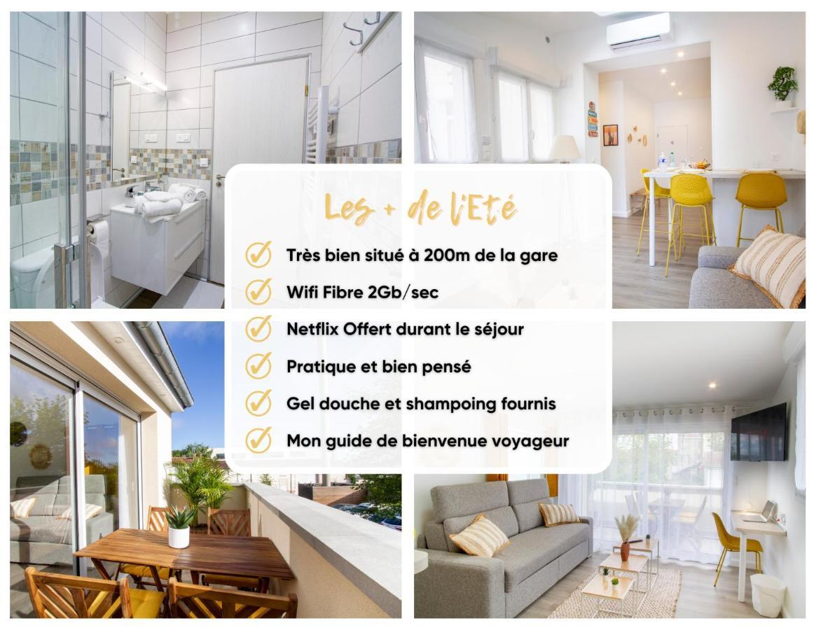 Soleil D'Ete - Netflix & Wifi - Balcon - Climatisation - Parking Gratuit - Check-In 24H24 - Emplacement Velos - Goodmarning Châlons-en-Champagne 외부 사진