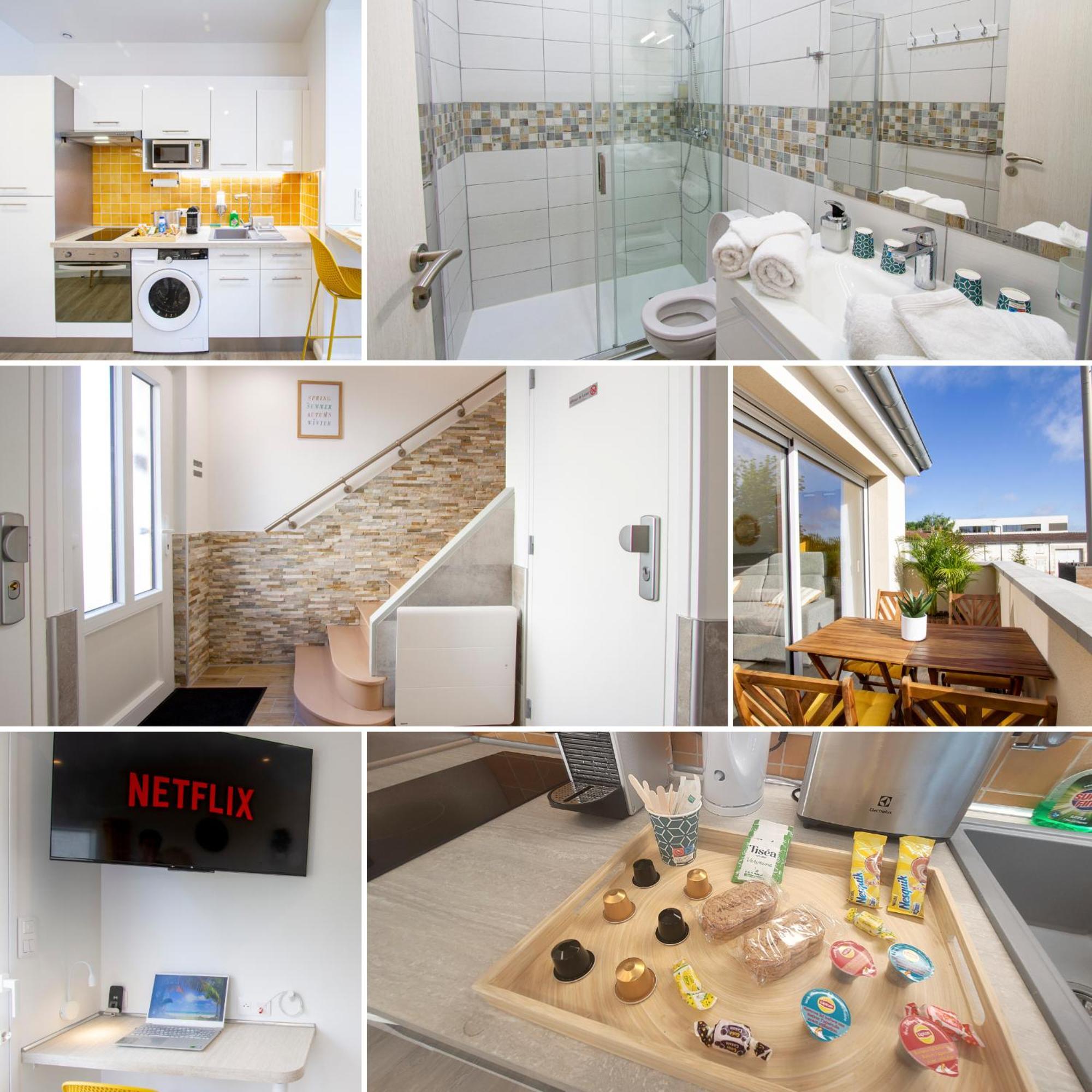 Soleil D'Ete - Netflix & Wifi - Balcon - Climatisation - Parking Gratuit - Check-In 24H24 - Emplacement Velos - Goodmarning Châlons-en-Champagne 외부 사진